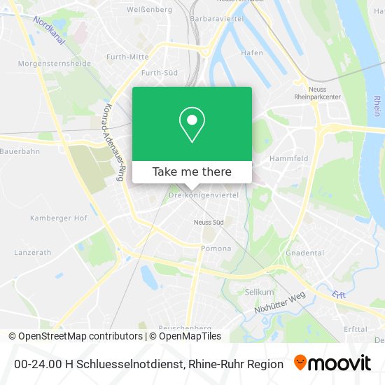 00-24.00 H Schluesselnotdienst map