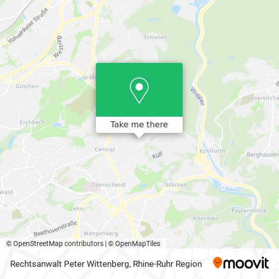 Rechtsanwalt Peter Wittenberg map