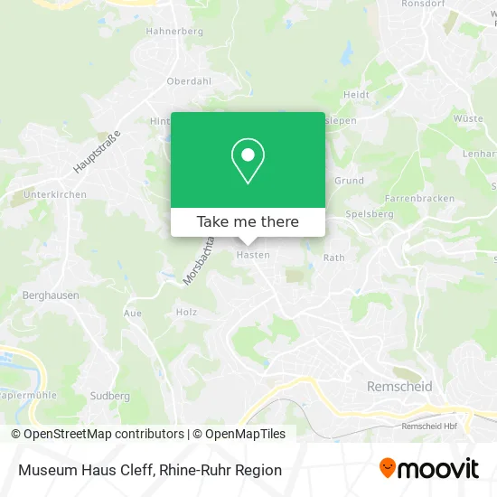 Museum Haus Cleff map