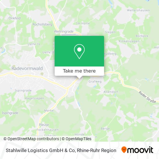 Stahlwille Logistics GmbH & Co map