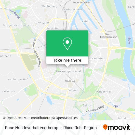 Rose Hundeverhaltenstherapie map