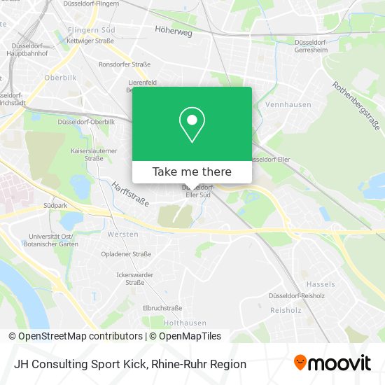 JH Consulting Sport Kick map