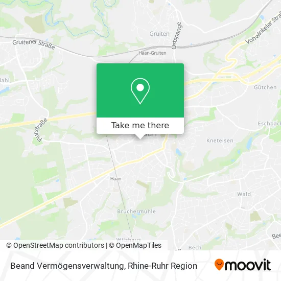 Карта Beand Vermögensverwaltung