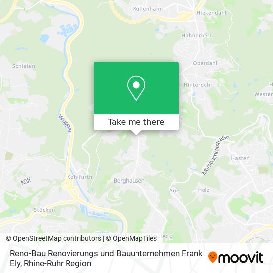 Reno-Bau Renovierungs und Bauunternehmen Frank Ely map