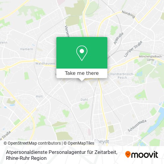 Atpersonaldienste Personalagentur für Zeitarbeit map