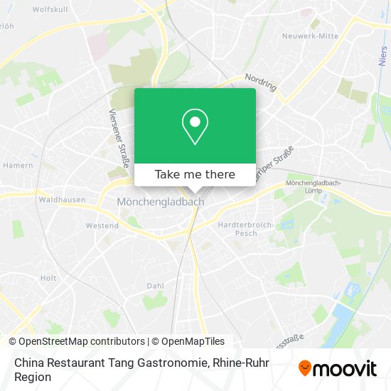 China Restaurant Tang Gastronomie map