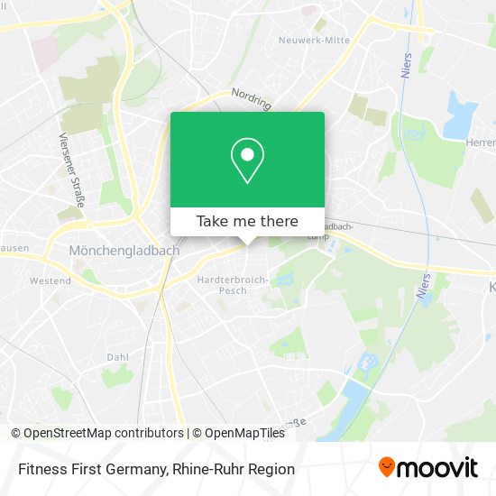 Fitness First Germany map