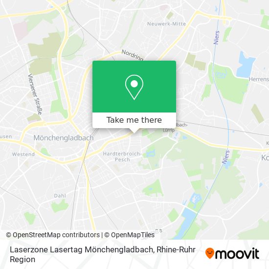 Laserzone Lasertag Mönchengladbach map