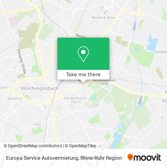 Карта Europa Service Autovermietung