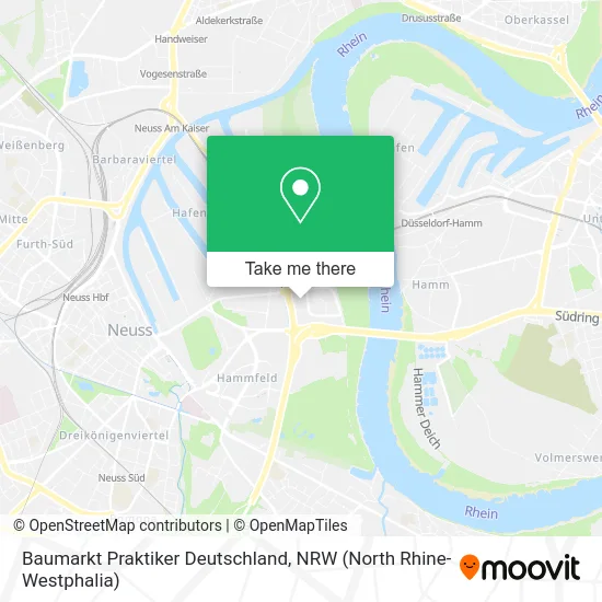 Карта Baumarkt Praktiker Deutschland