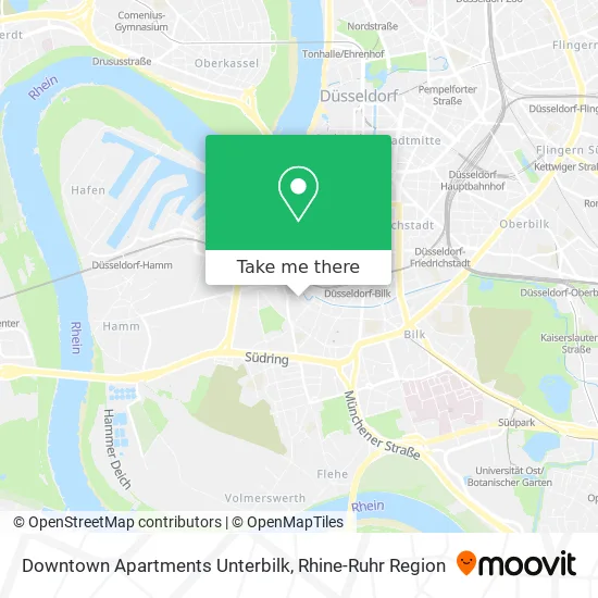 Карта Downtown Apartments Unterbilk