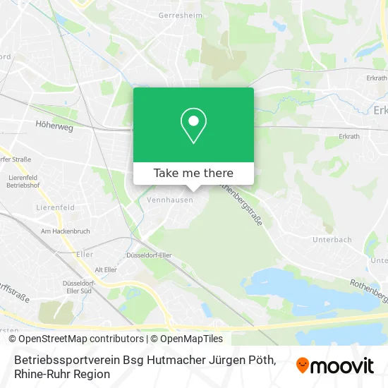 Карта Betriebssportverein Bsg Hutmacher Jürgen Pöth
