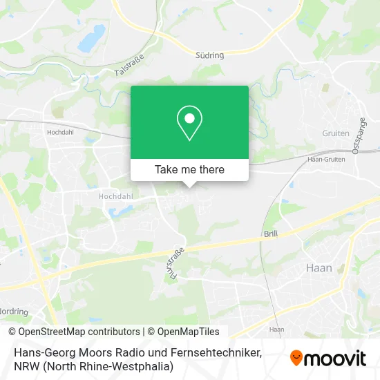Hans-Georg Moors Radio und Fernsehtechniker map