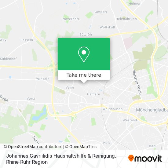 Johannes Gavriilidis Haushaltshilfe & Reinigung map