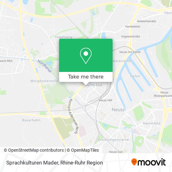 Sprachkulturen Mader map
