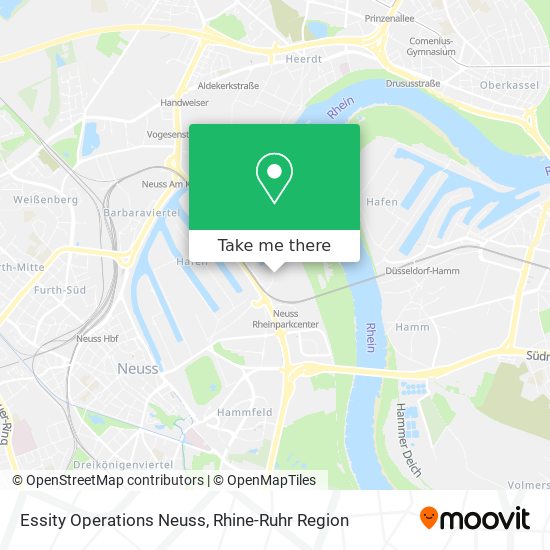 Essity Operations Neuss map