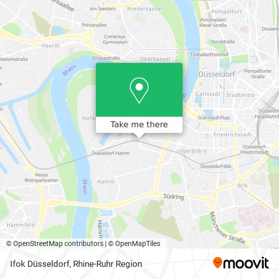Ifok Düsseldorf map