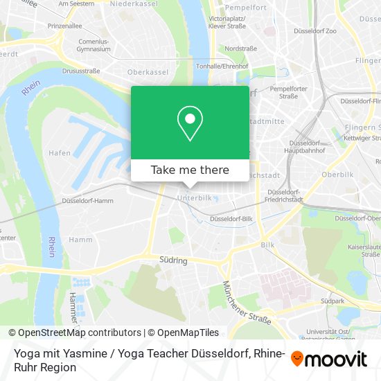 Yoga mit Yasmine / Yoga Teacher Düsseldorf map