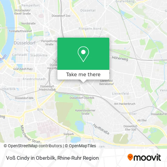 Voß Cindy in Oberbilk map