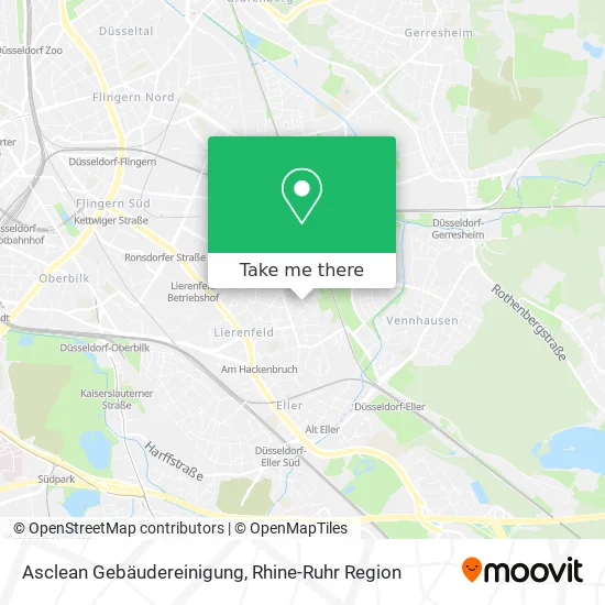 Карта Asclean Gebäudereinigung