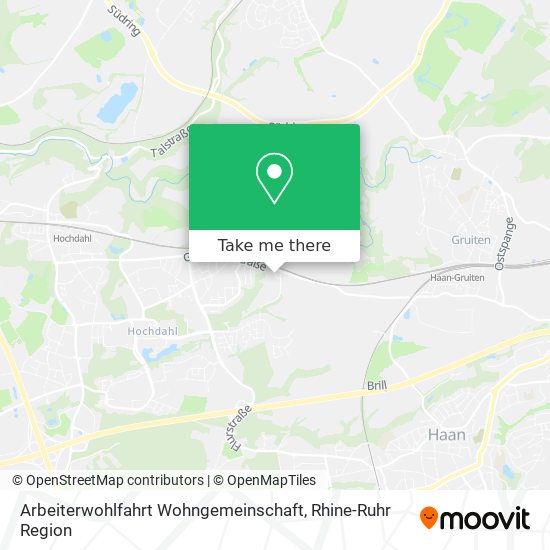 Arbeiterwohlfahrt Wohngemeinschaft map