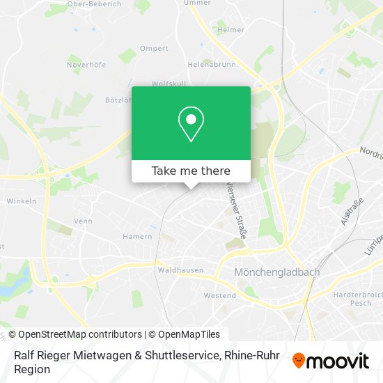 Ralf Rieger Mietwagen & Shuttleservice map