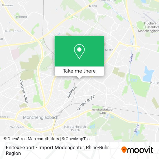 Карта Enitex Export - Import Modeagentur