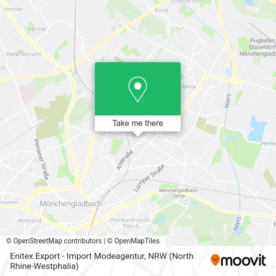 Карта Enitex Export - Import Modeagentur