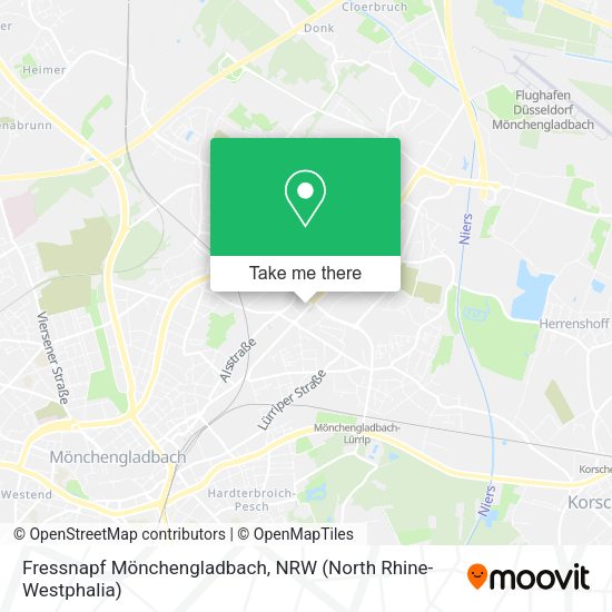 Карта Fressnapf Mönchengladbach