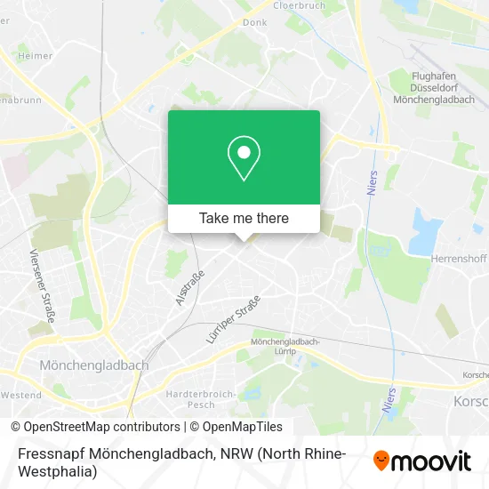 Карта Fressnapf Mönchengladbach