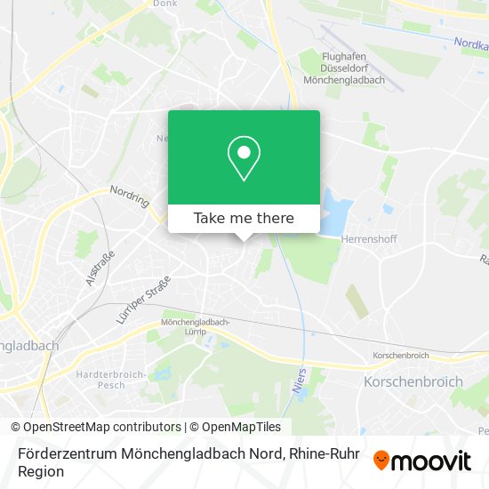 Карта Förderzentrum Mönchengladbach Nord