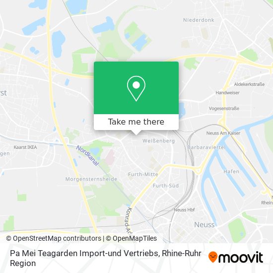 Pa Mei Teagarden Import-und Vertriebs map