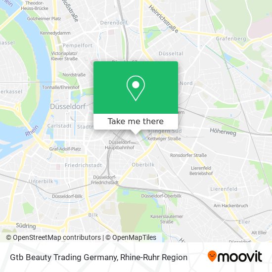 Gtb Beauty Trading Germany map