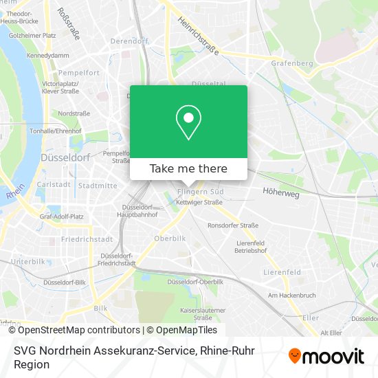 SVG Nordrhein Assekuranz-Service map
