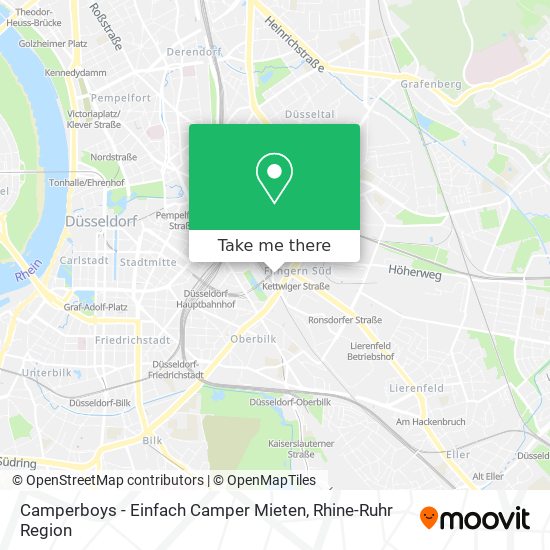 Camperboys - Einfach Camper Mieten map