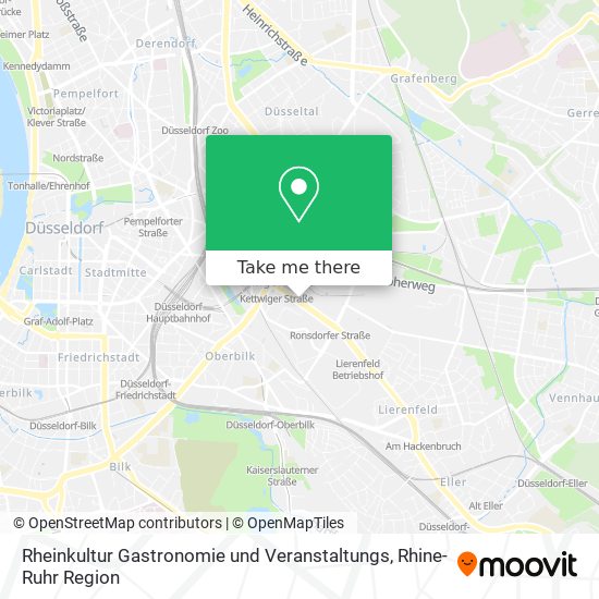 Rheinkultur Gastronomie und Veranstaltungs map