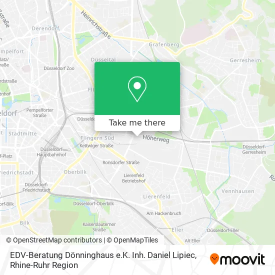 Карта EDV-Beratung Dönninghaus e.K. Inh. Daniel Lipiec