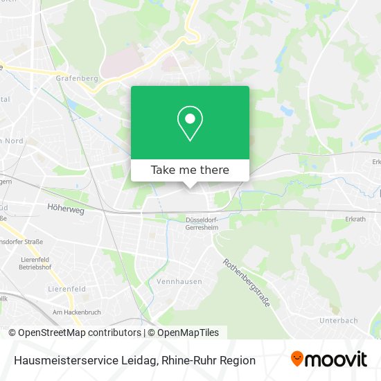 Hausmeisterservice Leidag map