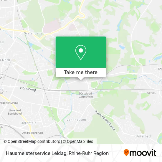 Карта Hausmeisterservice Leidag