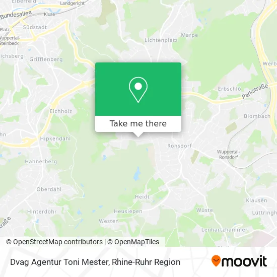 Карта Dvag Agentur Toni Mester