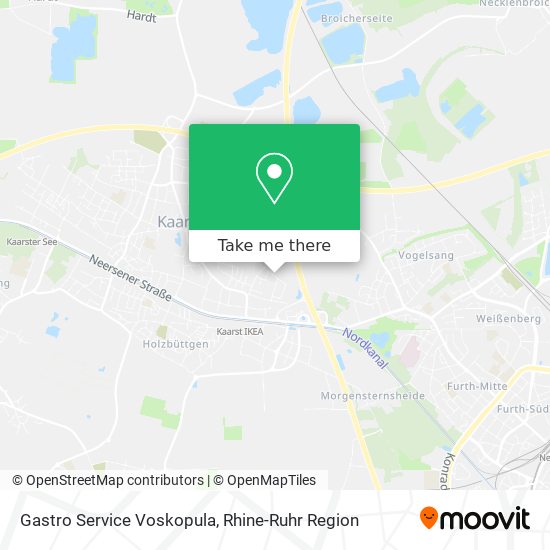 Gastro Service Voskopula map