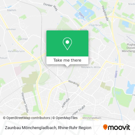 Карта Zaunbau Mönchengladbach