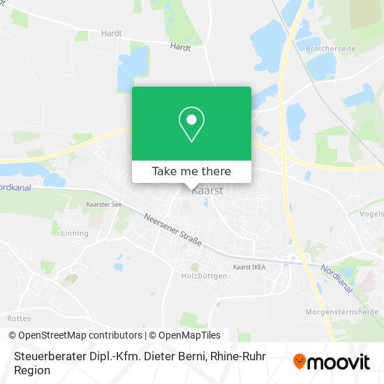 Steuerberater Dipl.-Kfm. Dieter Berni map