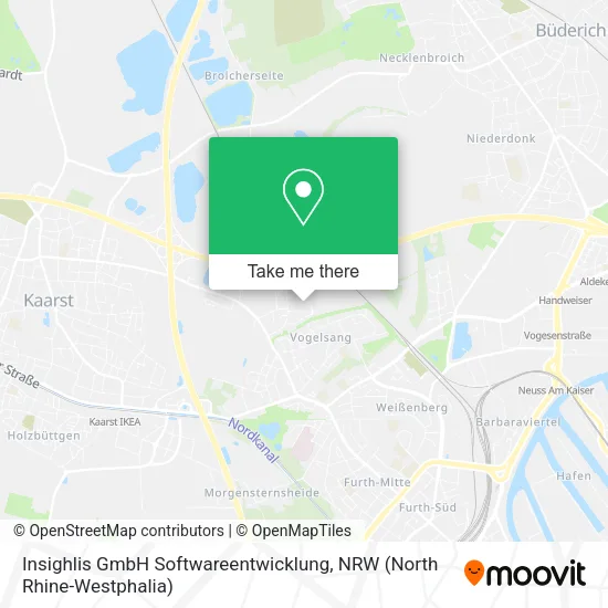 Карта Insighlis GmbH Softwareentwicklung