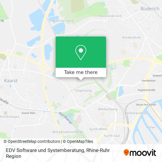 EDV Software und Systemberatung map