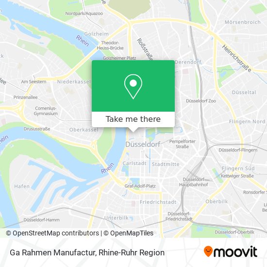 Ga Rahmen Manufactur map