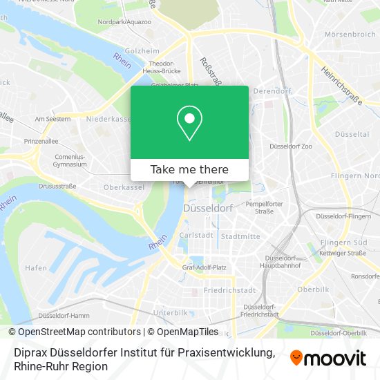 Diprax Düsseldorfer Institut für Praxisentwicklung map