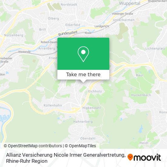 Allianz Versicherung Nicole Irmer Generalvertretung map