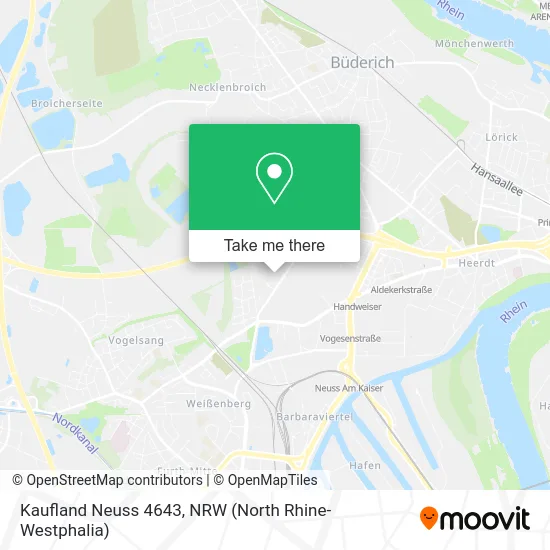 Карта Kaufland Neuss 4643