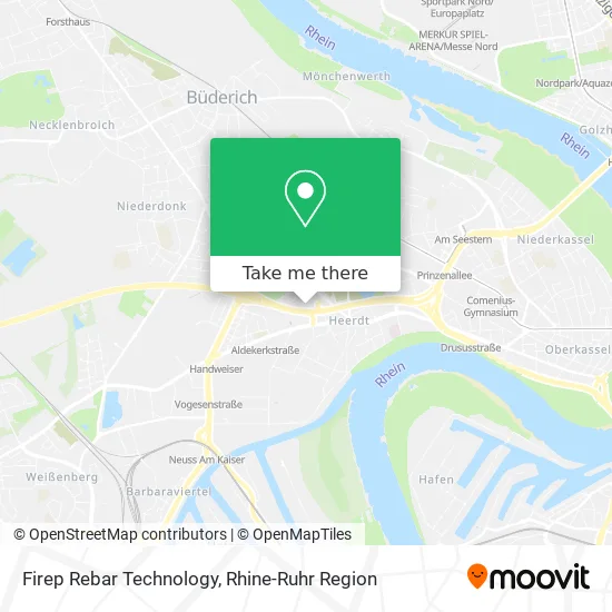 Карта Firep Rebar Technology